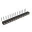DS1002-09-1x14R13 гнездо цанговое угловое однорядное для выводного монтажа; P=2,00мм; 14-конт.