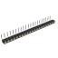 DS1002-09-1x21R13 гнездо цанговое угловое однорядное для выводного монтажа; P=2,00мм; 21-конт.