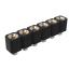 DS1002-06-1x0668 гнездо цанговое прямое однорядное для выводного монтажа; P=2,54мм; 6-конт.