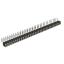 DS1002-08-2x34R13420 гнездо цанговое угловое двухрядное для выводного монтажа; P=2,54x2,54мм; 2x34-конт.