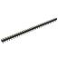 DS1002-05-1x3168 гнездо цанговое прямое однорядное для выводного монтажа; P=2,54мм; 31-конт.