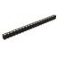 DS1002-06-1x2068 гнездо цанговое прямое однорядное для выводного монтажа; P=2,54мм; 20-конт.