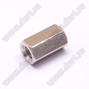 PCHSS-08S стойка шестигранная с внутренней резьбой; М3x0,5; SW=4,8мм; L=8,0мм; сталь оцинкованная