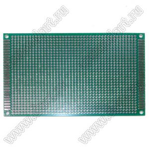 BLDB8X12 макетная плата двухсторонняя; 80x120x1,6мм