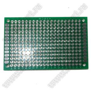 BLDB4X6 макетная плата двухсторонняя; 40x60x1,6мм