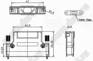 BL6330-M100SSG0MNA01 вилка прямая SCSI HPDB CN; 100-конт.