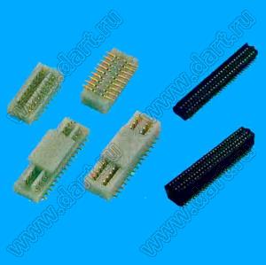 BL3723-F064022G0ER01 розетка SMD сверхминиатюрная; P=0,5мм; 64-конт.; H2=2,20мм