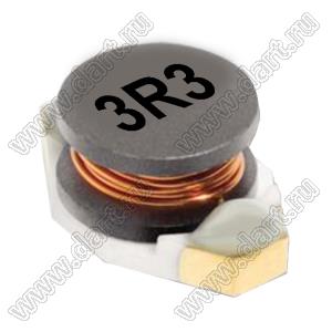 SDR6603-3R3M дроссель SMD неэкранированный; L=3,3мкГн; Iн=2А