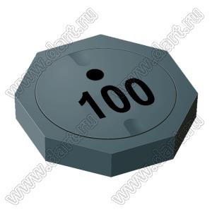 SRU5011-100Y дроссель SMD экранированный; L=10,0мкГн (при 100 кГц); Iн=0,70А