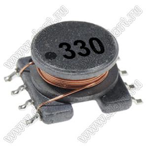 SDR0906-330KL дроссель SMD неэкранированный; L=33мкГн; Q=35; Iн=1,25А