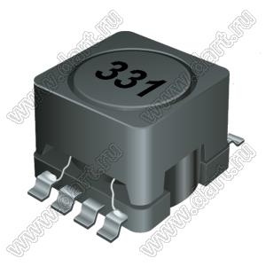 SRR0908-331YL дроссель SMD экранированный; L=330мкГн (при 1 кГц); Iн=0,55А