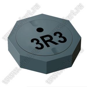 SRU5016-3R3Y дроссель SMD экранированный; L=3,3мкГн (при 100 кГц); Iн=1,55А