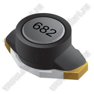 SRE6603-682M дроссель SMD экранированный; L=6800мкГн (при 100 кГц); Iн=0,04А