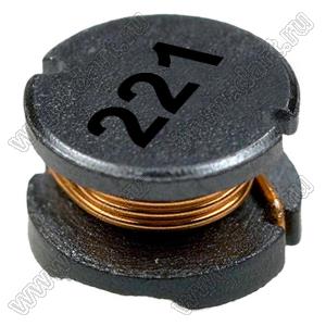 SDR0604-221KL дроссель SMD неэкранированный; L=220мкГн; Irms=0,35А (макс.)