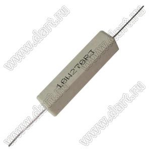 SQP 10W 270R J (5%) резистор керамический; 10Вт; 270(Ом); 5%