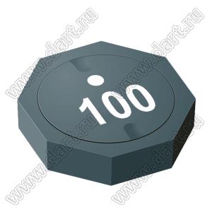 SRU6011-100Y дроссель SMD экранированный; L=10мкГн (при 100 кГц); Iн=1,10А