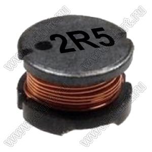 SDR0805-2R5ML дроссель SMD неэкранированный; L=2,5мкГн; Irms=5А (макс.)