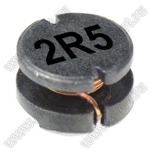 SDR0603-2R5ML дроссель SMD неэкранированный; L=2,5мкГн; Q=21; Iн=2,35А