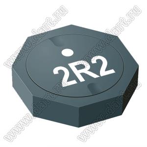 SRU6013-2R2Y дроссель SMD экранированный; L=2,2мкГн (при 100 кГц); Iн=2,50А