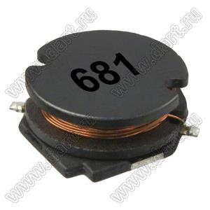 SDR1305-681K дроссель SMD неэкранированный; L=680мкГн; Q=12; Iн=0,6А