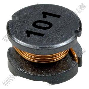 SDR0604-101KL дроссель SMD неэкранированный; L=100мкГн; Irms=0,52А (макс.)