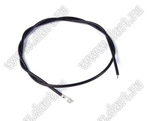 HB 2,00 mm AWG26 0,3m black кабель вторичного питания с клеммой HB 2,00 чёрный