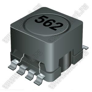 SRR0906-562YL дроссель SMD экранированный; L=5600мкГн (при 1 кГц); Iн=0,09А