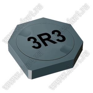 SRU3017-3R3Y дроссель SMD экранированный; L=3,3мкГн (при 100 кГц); Iн=0,80А