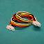А2501-04Н (CHU-04)-22AWG-250mm-А2501-04Н (CHU-04) провода красный/черный/белый/желтый 250м с 4-конт. разъемом шаг 2,5мм