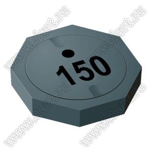 SRU5011-150Y дроссель SMD экранированный; L=15,0мкГн (при 100 кГц); Iн=0,60А