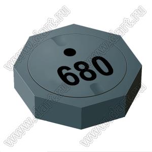 SRU5016-680Y дроссель SMD экранированный; L=68,0мкГн (при 100 кГц); Iн=0,36А