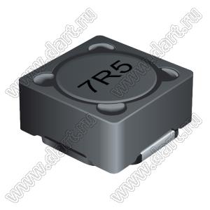 SRR1280-7R5Y дроссель SMD экранированный; L=7,5мкГн (при 100 кГц); Iн=6,40А