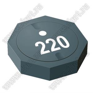 SRU6013-220Y дроссель SMD экранированный; L=22мкГн (при 100 кГц); Iн=0,95А