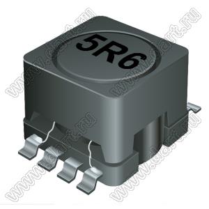 SRR0906-5R6ML дроссель SMD экранированный; L=5,6мкГн (при 1 кГц); Iн=2,50А