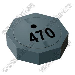 SRU5018-470Y дроссель SMD экранированный; L=47,0мкГн (при 100 кГц); Iн=0,54А