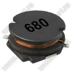 SDR1305-680M дроссель SMD неэкранированный; L=68мкГн; Q=22; Iн=1,65А