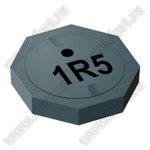 SRU5011-1R5Y дроссель SMD экранированный; L=1,5мкГн (при 100 кГц); Iн=1,80А