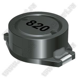 SRR0804-820K дроссель SMD экранированный; L=82мкГн (при 100 кГц); Iн=0,40А