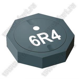 SRU6013-6R4Y дроссель SMD экранированный; L=6,4мкГн (при 100 кГц); Iн=1,70А