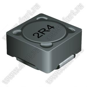 SRR1260-2R4Y дроссель SMD экранированный; L=2,4мкГн (при 100 кГц); Iн=7,80А