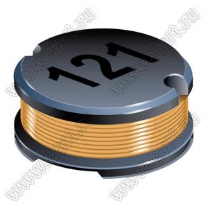 SDR0403-121KL дроссель SMD неэкранированный; L=120мкГн; Irms=0,32А (макс.)