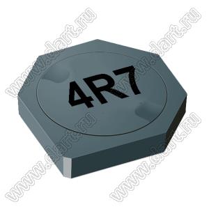 SRU3017-4R7Y дроссель SMD экранированный; L=4,7мкГн (при 100 кГц); Iн=0,63А