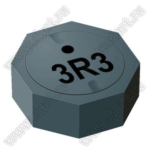 SRU5028-3R3Y дроссель SMD экранированный; L=3,3мкГн (при 100 кГц); Iн=2,80А