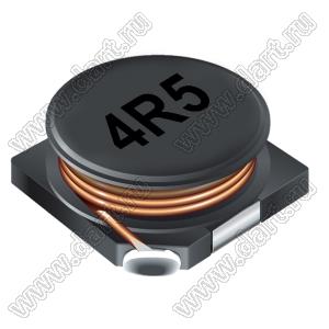 SDR1045-4R5M дроссель SMD неэкранированный; L=4,5мкГн; Q=25; Iн=4,2А