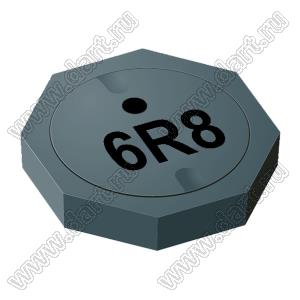 SRU5011-6R8Y дроссель SMD экранированный; L=6,8мкГн (при 100 кГц); Iн=0,82А