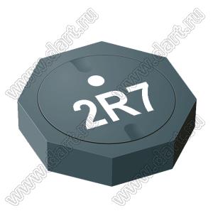 SRU6011-2R7Y дроссель SMD экранированный; L=2,7мкГн (при 100 кГц); Iн=2,20А