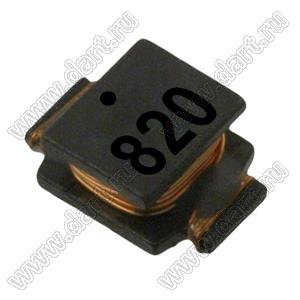 SDR0703-820KL дроссель SMD неэкранированный; L=82мкГн; Q=18; Iн=0,33А