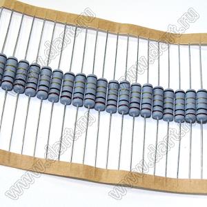 KNP 2W 1R0 J резистор проволочный; 2Вт; 1,0(Ом); 5%; длина выводов 32±1мм