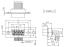 DS1038-02-26FWN8SS (5505F1-26P) розетка D-SUB высокой плотности цанговая угловая в плату; 26-конт.