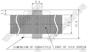 CDRH127/LDNP-331MC дроссель SMD; 12.3x12.3x8.0мм; L=330 ±20%мкГн; Iн=1,2А